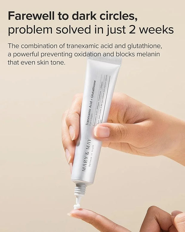 Mary&May Glutathione Eye Cream Special Set - Powerful Antioxidant, Reduces Dark Circles in the Eye, Improve Uneven Skin To...