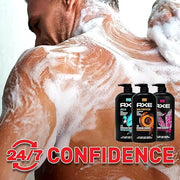 Axe Men's Body Wash Variety Set, Set of 3 Scents, Axe Dark Temptation, Apollo and Excite Body Wash, 3in1 Body and Face Was...