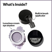 REVLON Colorstay Creme Eye Shadow, Longwear Blendable Matte or Shimmer Eye Makeup with Applicator Brush in Silver, Earl Gr...