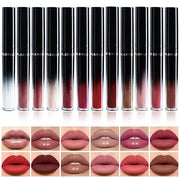 12PCS Lip Gloss Set, Shiny & Matte Lip Glow Oil, Long-Lasting Lip Glaze for Women & Girls, Non-Sticky Lip Makeup Kit with ...