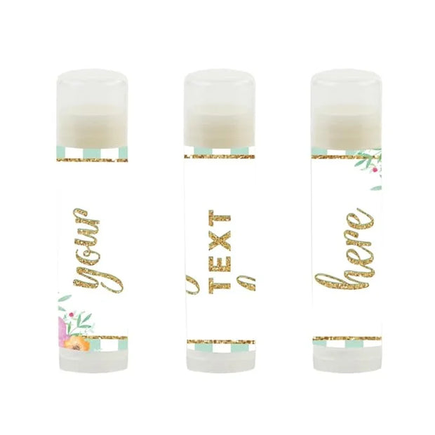 Andaz Press Personalized Lip Balm Party Glitter,