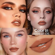 Hydrating Lip Glow Oil, Plumping Lip Oil, Tinted Lip Plumper Gloss,Younger-Looking Lips | Nourishing Long Lasting Non-Stic...