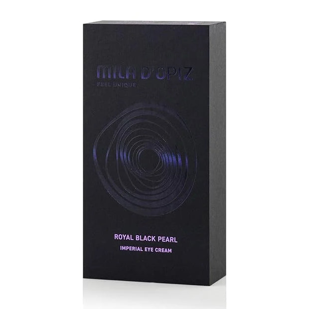 Mila d'Opiz Royal Black Pearl Imperial Eye Cream - Under Eye Cream Anti Aging with Black Pearl Extract - Reduces Crow's Fe...
