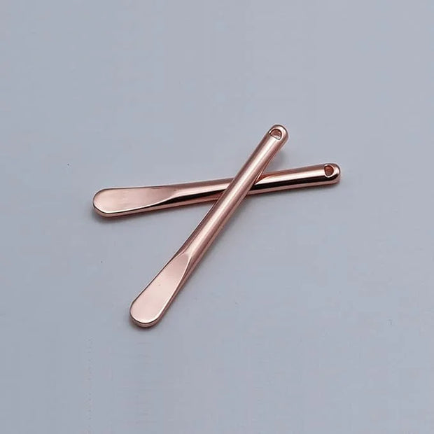 4 Pieces Zinc Alloy Makeup Spatula Eye Cream Spoon Beauty Scoop Mini Spoon Makeup Beauty Spoons Mini Cosmetic Skincare Spa...