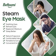 Steam Eye Mask, 10 Packs Heated Eye Mask, Self Heating Disposable SPA Warm Compress for Eyes Sleep Mask, Soothing Moist He...