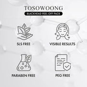 Blackhead Peel Off Pack, Charcoal Face Mask Peel Off for Blackheads and Pores, Deep Pore Cleansing, Pore Extractor Exfolia...