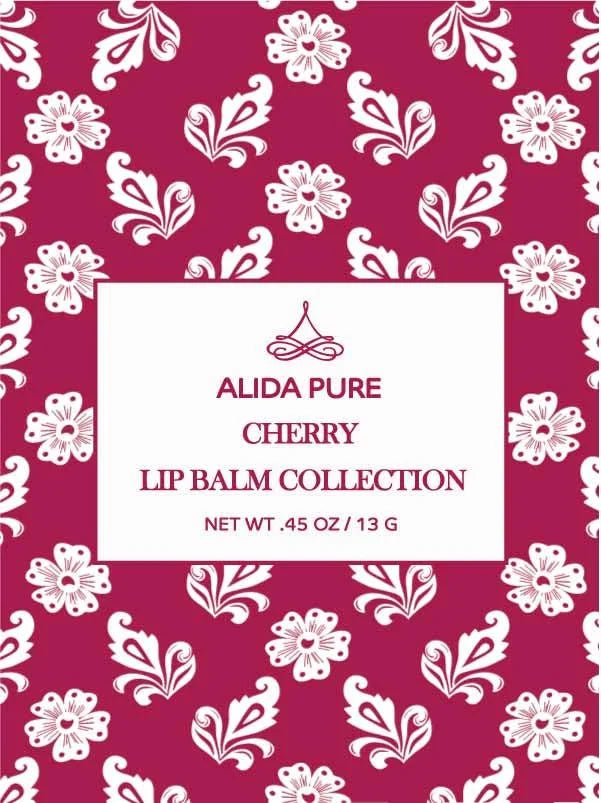 Cherry Lip Balm Collection, Vegan Lip Lips,