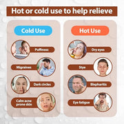 NEWGO Cooling Eye Mask for Puffy Eyes, Cold Eye Mask Eye Ice Pack for after Eyes Surgery, Tension Stress Relief, Itchy Eye...