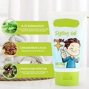 gowwim Kids Fresh Styling Hair Gel | Medium-Strong Hold | Not Greasy | Fruity Fragrance | 4.4oz - Product Image