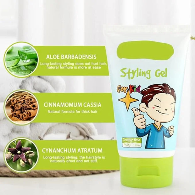 gowwim Kids Fresh Styling Hair Gel | Medium-Strong Hold | Not Greasy | Fruity Fragrance | 4.4oz - Product Image