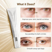 Niacinamide Eye Cream for Dark Circles & Puffiness – Hydrating Under Eye Treatment for Fine Lines & Wrinkles – Firming & A...