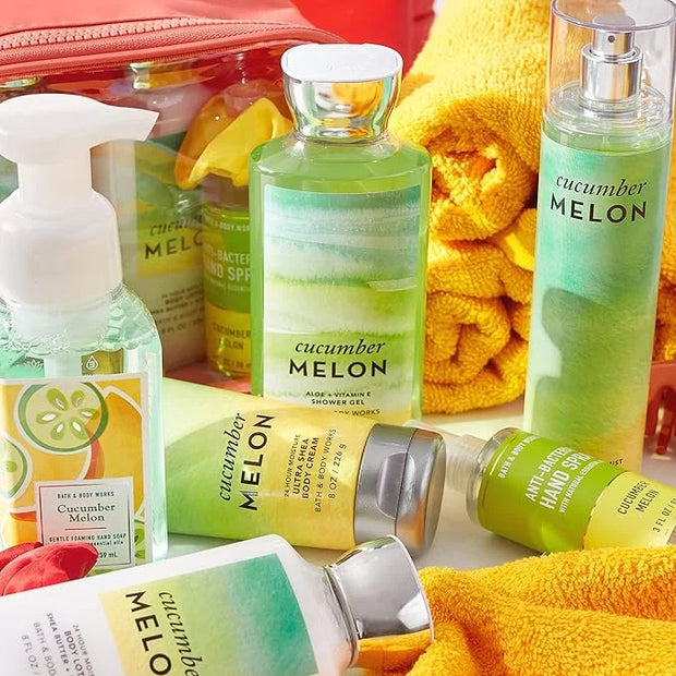 Bath & Body Works Cucumber Melon Shower Gel, 10 Ounce, Blue - Product Image