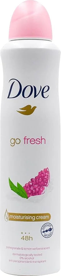 Dove Antiperspirant Deodorant Spray, International Version, 250 ml (Pack of 5) - Product Image