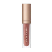 Beauty For Real Lip Gloss + Shine, Nudist - Beige Nude Pink - Non-Sticky Plumping & Hydrating Gloss - Light & Mirror In Ca...