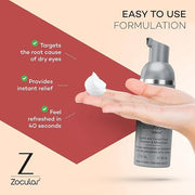 ZocuFoam Eyelid Cleanser - Foaming Eyelid Scrub - Natural pH Balanced Solution - 1.7 FL OZ (50mL) - Product Image