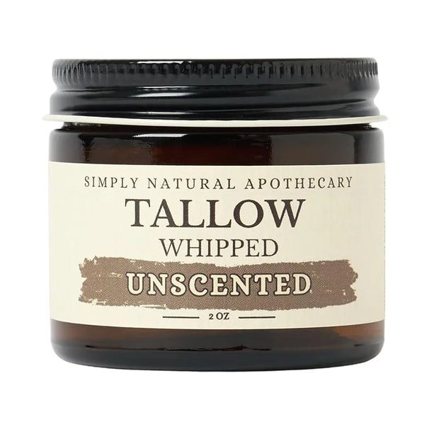 Beef Tallow for Skin Care, Face, Hands - Natural Moisturizer - Whipped - Organic Grass-Fed Beef Fat - Vitamins A, D, E, K ...