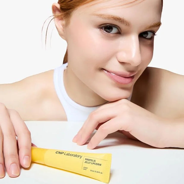 CNP Propolis Jelly Lipcerin - Honey Cake, Hydrating Lip Gloss with Manuka Honey & Hyaluronic Acid, Gifts for Women, Korean...