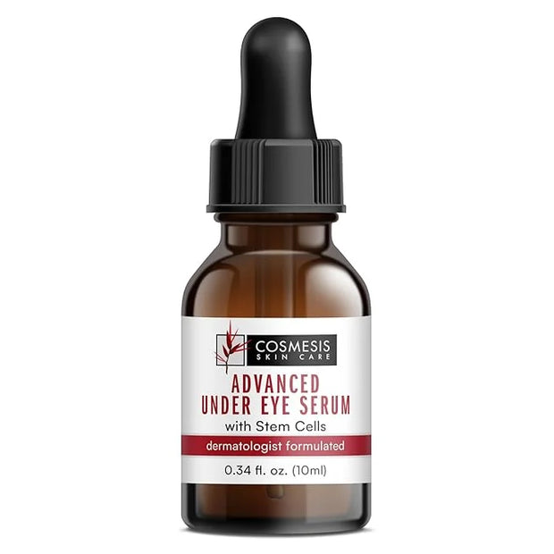 Advanced Under Eye Serum with Stem Cells - Reduce Wrinkles, Moisturize & Nourish - Pomegranate, Blueberry & Seaweed Extrac...