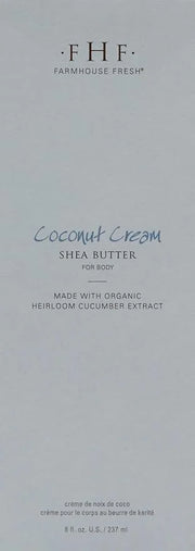 FarmHouse Fresh Body Lotion, Shea Butter. Moisturizing Cream, Coconut Cream Shea Butter for Body. Coconut Lotion, 8 Fl Oz ...