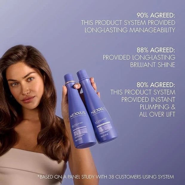 Nexxus Hy-Volume Weightless Lift Conditioner Protein Fusion with Collagen Protein & Hyaluronic Acid For Flat & Limp Hair f...