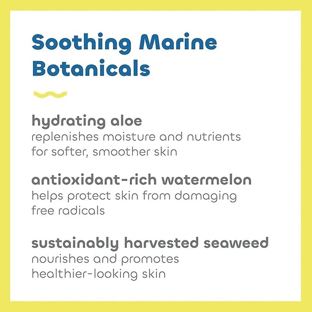 Seaweed Bath Co. Active Defense SPF 50 Sport Broad Spectrum Hybrid Sunscreen Cream, 3.4 Ounce (Pack of 2), Sustainably Har...