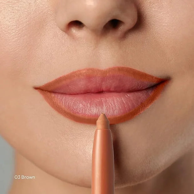 Professional Lip Liner, Long-Lasting Luxury Intense Lipliner, Creamy Retractable Easy to Use Richly Pigmented Lip Liner Pe...