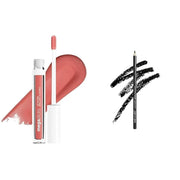 wet n wild Mega Slicks Lip Gloss & Color Icon Eyeliner Pencil Bundle - Long Lasting Gloss with Hyaluronic Acid & Smooth Cr...