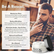 Rascal Ponce's Eye Cream | Under Eye Cream Dark Circle Remover for Men - Made with ginkgo Biloba Leaf Extract Macadamia Se...