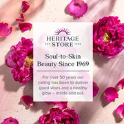 HERITAGE STORE Castor Serum and Castor Oil Roll On - Lash Serum for Fuller, Longer Looking Eyelashes w/Organic Castor Oil,...