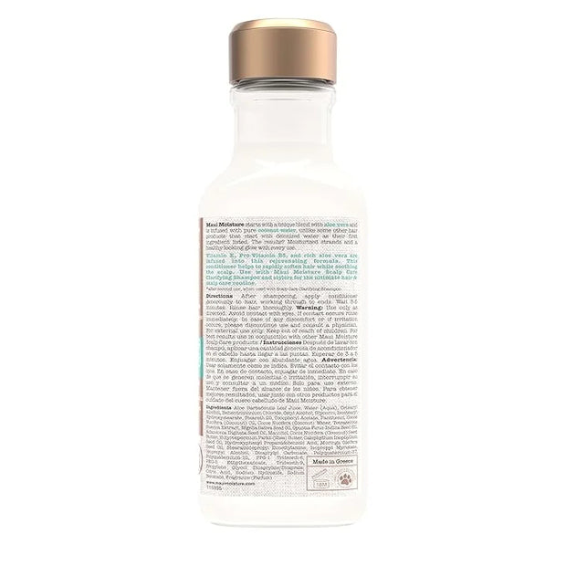 Maui Moisture Scalp Care Rejuvenating Conditioner, Soothing Curly Hair Conditioner with Vitamin E, Pro-Vitamin B5 & Aloe V...