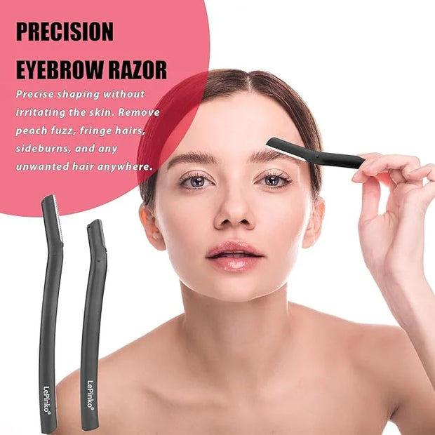 Eyebrow Trimmer Kit, 7 in 1 Eyebrow Scissors, Tweezer, Razor, Gromming Scissors Brush for Women Men, Gifts for Stocking St...