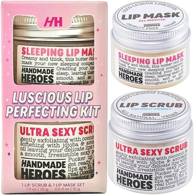 100% Natural Lip Scrub, Vegan Conditioning Gift