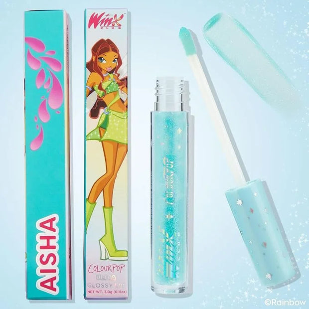 Colourpop Winx Club Ultra Glossy Lip Gloss - Hydrating, Sheer Blue Lip Gloss for Juicy, Fuller-Looking Lips - Formulated w...