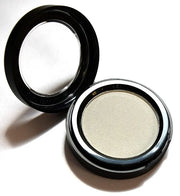 White Satin Snowflake Pearl Shimmer Finish Pressed Powder Single Vegan Eyeshadow; Talc, Paraben & Cruelty Free - Product I...