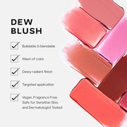 Saie Dew Liquid Blush for Cheeks - Hydrating Cream Blush Stick with a Blendable + Buildable Formula - Skincare Infused Dew...