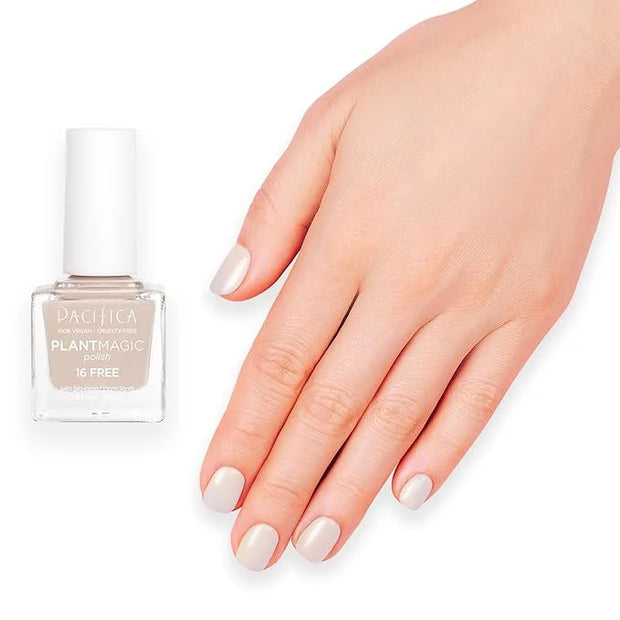Pacifica Natural Nail Polish – Plant Magic Brown Beige Nail Polish - Plant Based, Non-Toxic & Clinically Tested - Lasting ...