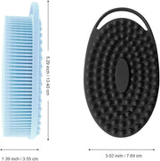Silicone body scrubber, exfoliating silicone