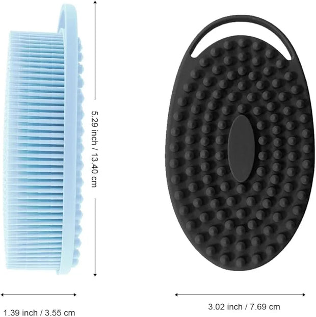 Silicone body scrubber, exfoliating silicone