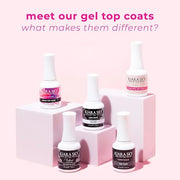 KIARA SKY Soak Off Gel Polish Top Coat 0.5 fl oz + Base Coat 0.5 fl oz Duo - Product Image