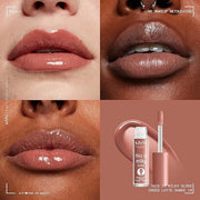 NYX PROFESSIONAL MAKEUP This Is Milky Gloss, Lip Gloss with 12 Hour Hydration, Vegan - Choco Latte Shake (Milk Chocolate) ...