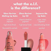 e.l.f. Glow Reviver Melting Lip Balm, Hydrating Tinted Lip Balm For A Glossy Finish & Soft, Supple Lips, Vegan & Cruelty-F...
