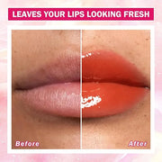 7 Colors Korean Lip Tint Stain Set Long-lasting Waterproof Velvet Lip Tint Moisturizing Lip Gloss Set，Multi-Use Lip and Ch...