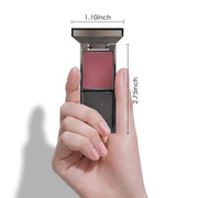 Wine Red Black Two Color Matte Shimmer Eyeshadow,Bright High Pigment Eye Shadow Powder,Professional Long-Lasting Waterproo...