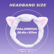 I DEW CARE Hydrogel Eye Patch - Starlit Kitten, 5 EA + Face Wash Headband - White Cat, 1 Count Bundle - Product Image