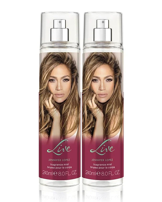 Jennifer Lopez Live Body Mist, 240ml (8fl oz) Duo Pack (2 Pack) - Product Image