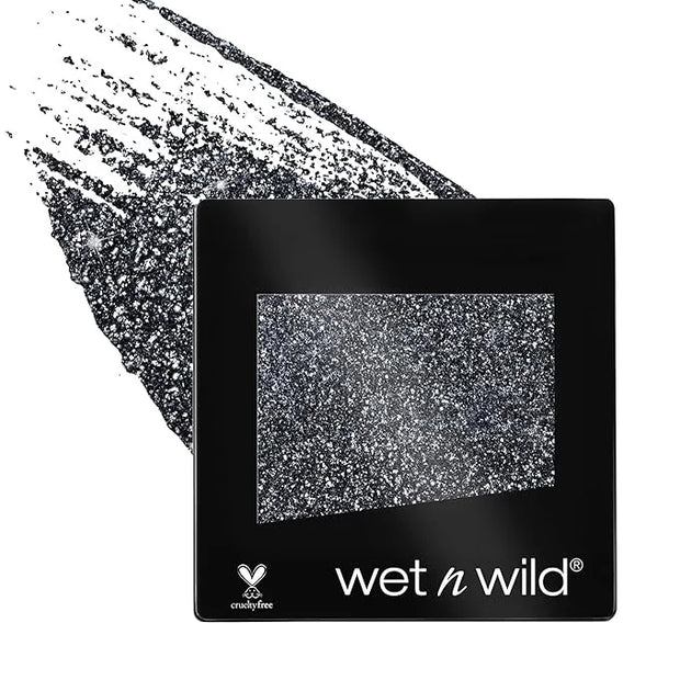 wet n wild Color Icon Eyeshadow Glitter - Ultra-Pigmented, Vitamin E Infused for a Silky-Smooth Moisturizing Application, ...