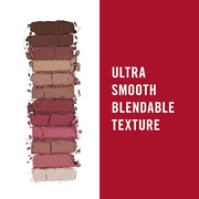 Rimmel London Magnif'Eyes Eyeshadow Palette, 12 Shades, Blendable Formula, Versatile, 007, Crimson, 0.5oz - Product Image