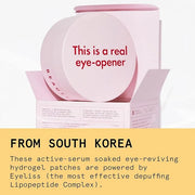 Depuffing under-eye gel pads to