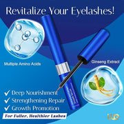 Advanced Eyelash Growth Serum for Lash: Premium Lash Enhancer for Natural Thicker and Longer Lashes – Booster for Enhanced...