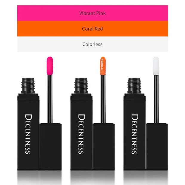 Lip Gloss Oil Set,3 Colors Hydrating Lip Oil,Long lasting Non-sticky,Nourishing Tinted Lip Plumper Gloss (Transparent, Bri...